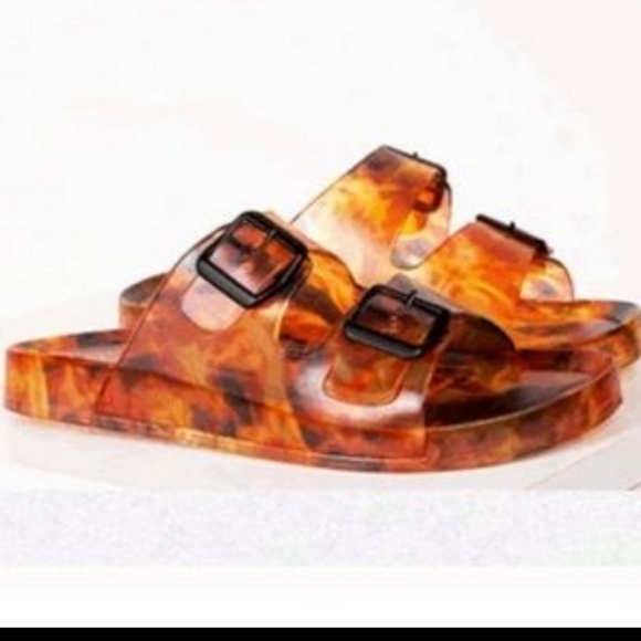 brown black tortoise pool deck boat gel shoes - Picture 1 of 5